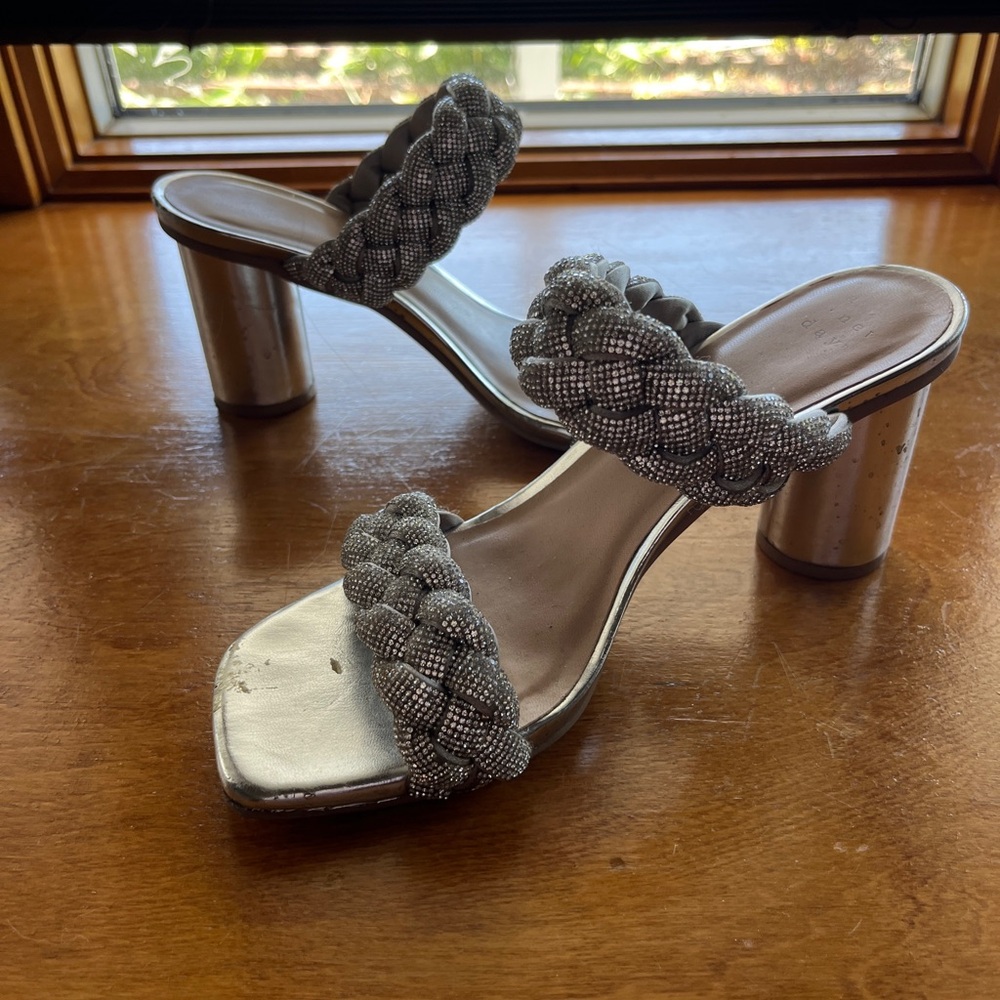 A NEW DAY BASIL RHINESTONE HEELS